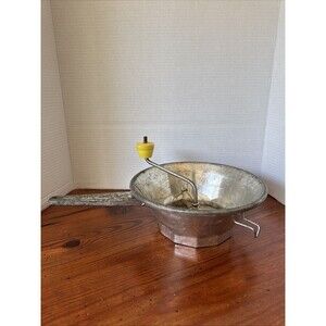 Vegetable Mill Metal Kitchen Grinding Tool French Table Design Vintage